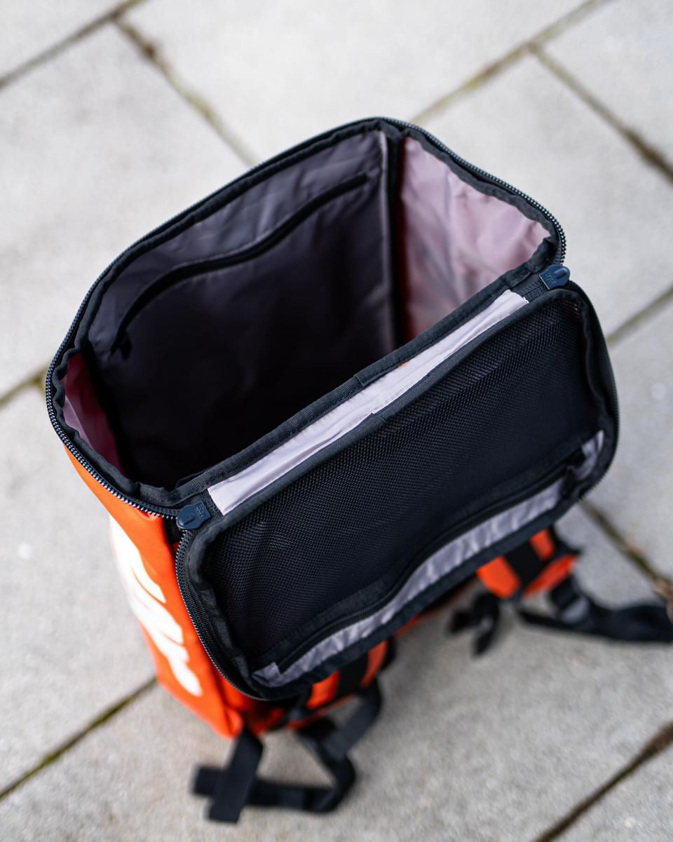 Waterproof backpack orange