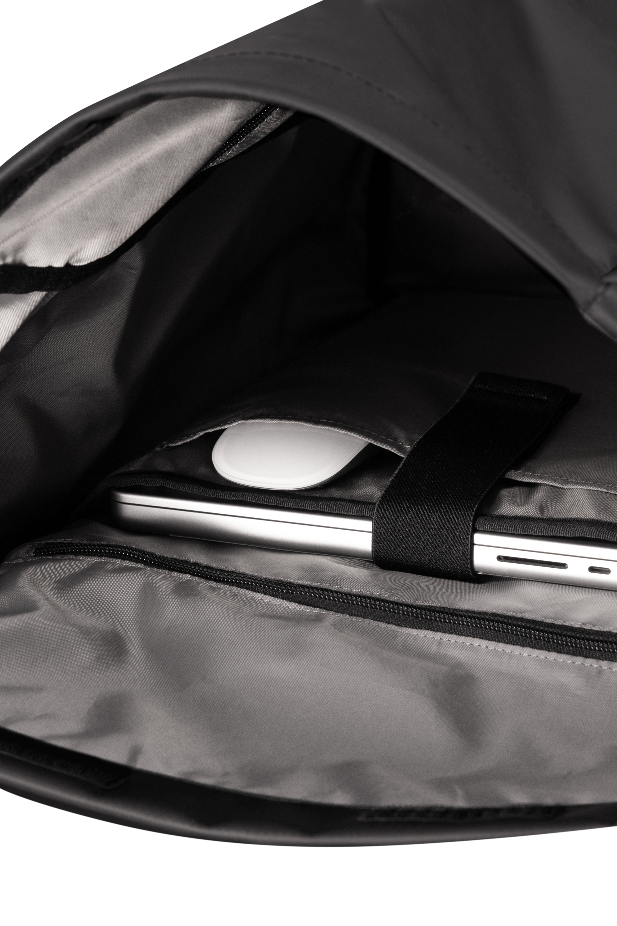 Nike rolling top backpack silver